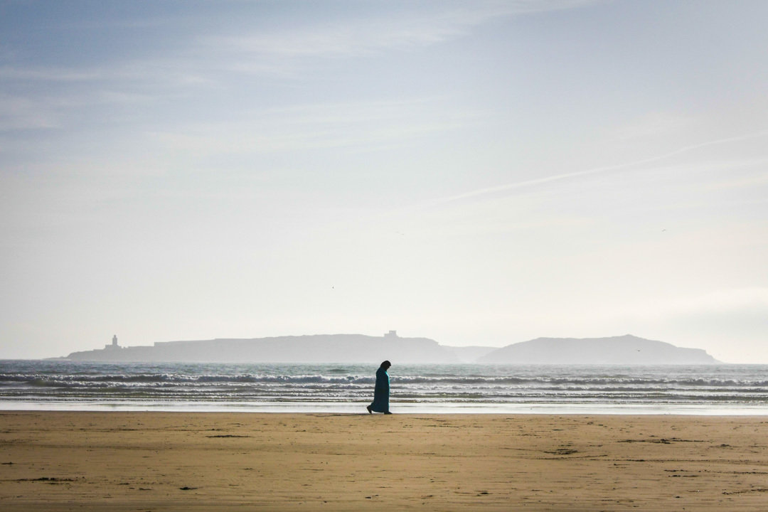 Morrocan Woman at the Beach